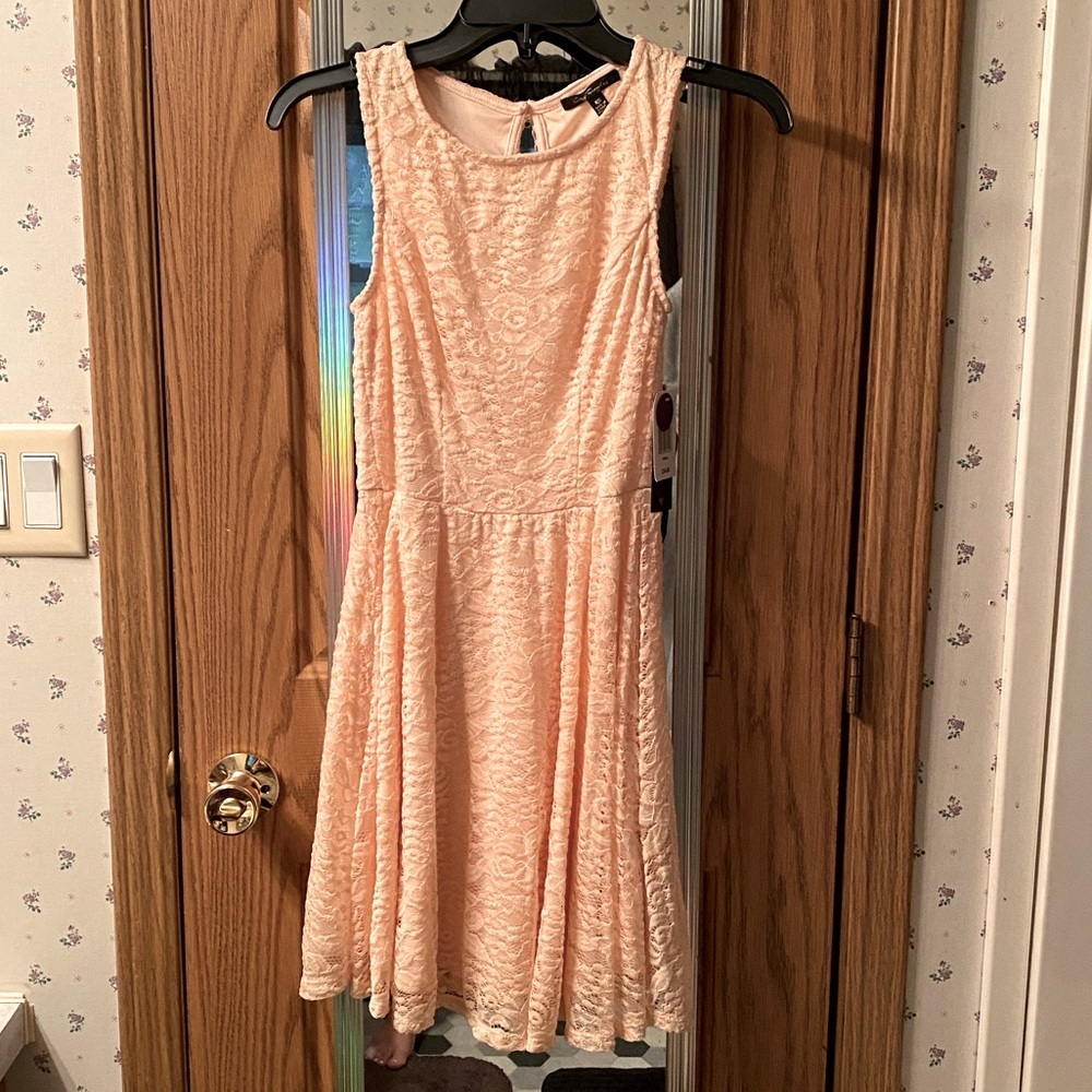 City Triangles Light Pink Mini Dress
